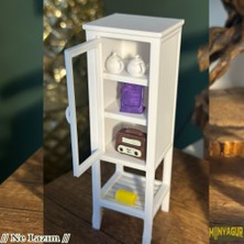 Mintigur Ne Lazımsa Kapaklı Dolap 1:12 Ölçekli Minyatür