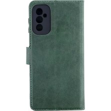 Olinea Galaxy M52 5g Kılıf S Kapaklı Kılıf - Yeşil