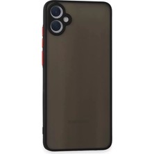 Olinea Galaxy A05 Kılıf Montreal Silikon Kapak - Siyah