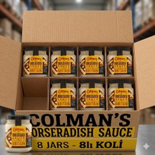 Colman's Horseradish Bayır Turpu Sosu Sauce 136 G x 8 Adet 1 Koli Toptan