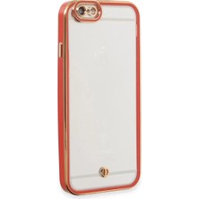 Olinea Iphone 6 Kılıf Liva Lens Silikon - Kırmızı