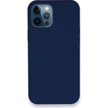 Olinea Iphone 12 Kılıf Lansman Legant Silikon - Lacivert