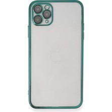 Olinea Iphone 11 Kılıf Lensli Silikon - Yeşil