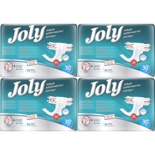 Jolly Joly Yetişkin Bezi Bel Bantlı M - Orta - Medium 120 Adet