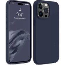 Olinea Iphone 15 Kılıf First Silikon - Lacivert