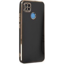 Olinea Redmi 9c Kılıf Volet Silikon - Siyah