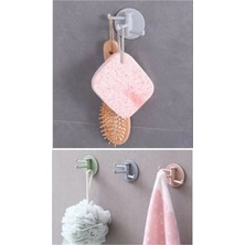 Yapışkanlı 3 Kollu Mini Askı 4 Adet