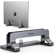 Calperia Ugreen Dikey Bilgisayar Standı, Çift Yuvalı Ayarlanabilir Alüminyum Laptop Standı, MacBook Air/pro, Windows Dizüstü Bilgisayarlar, 13-17 Inç Laptoplar ile Uyumlu Masaüstü Tutucu – 20471