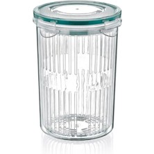 Zeytin Saklama Kabı 1.5 Litre, Süzgeçli Turşu Saklama Kabı