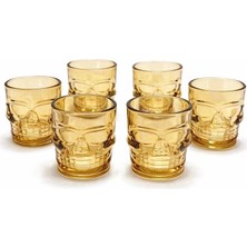 TeknoKapsül 6'lı Kurukafa Cam Shot Bardağı ALK2160