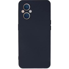 Olinea Reno 7 Lite Kılıf Nano Içi Kadife Silikon - Lacivert