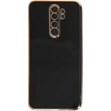 Olinea Redmi Note 8 Kılıf Volet Silikon - Siyah