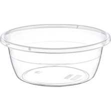  Plastik Şeffaf Badya 33 cm 7 Lt