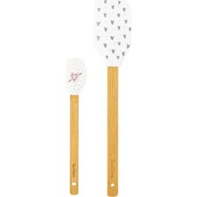 012-01-KALP Desenli 2li Silikon Spatula Seti