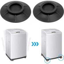 Çamaşır Makinesi Titreşim Engelleyici Stoper Siyah 4lü Set