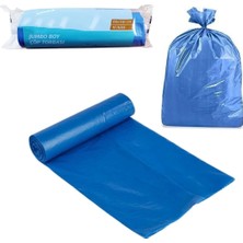 Jumbo Boy Çöp Torbası 80X110 cm Mavi 90LT