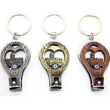TeknoKapsül Istanbul Temalı Metal Tırnak Makası | 6 cm Hediyelik Dekoratif Tırnak Makası