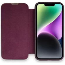 Olinea Iphone 13 Kılıf Dolpin Kapaklı - Derin Mor