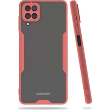 Olinea Galaxy A22 Kılıf Platin Silikon - Pembe