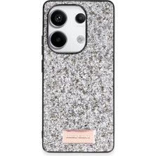 Olinea Onegif Redmi Note 13 4g Bright Simli Kapak - Gümüş