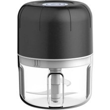 Portatif Kablosuz Mini 250ML Blender Mutfak Robotu USB Şarj Siyah