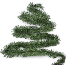Sarmal Tel Çam Ağacı Garland Süs 5 Metre