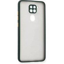 Olinea Redmi Note 9 Kılıf Montreal Silikon Kapak - Yeşil