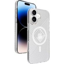 Olinea Iphone 16 Stella Pc Sert Magsafe Kılıf - Şeffaf
