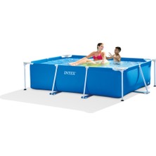Depomiks 28272 Intex Metal Çerçeveli Portatif Bahçe Havuzu - 3 Metre (300X200X75 Cm)