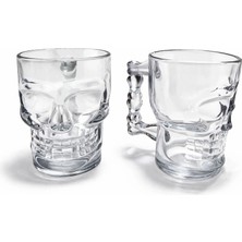 TeknoKapsül 2'li Cam Kurukafa Kupa Bardak Seti ALK2148