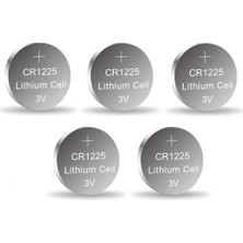 TeknoKapsül Yuma CR1225 Süper Lityum 3V 5’li Kart Düğme Pil