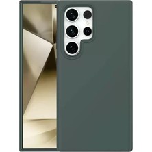 Olinea Galaxy S24 Kılıf First Silikon - Koyu Yeşil