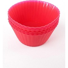 6lı Silikon Kek Kalıbı