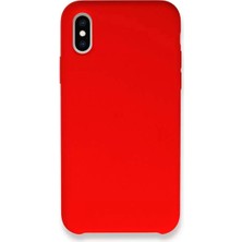 Olinea Iphone x Kılıf Lansman Legant Silikon - Kırmızı