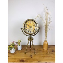 Delta Online Eskitme Metal Mini Tripod Kaos Masa Saati 45×26 cm