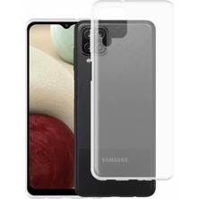 Olinea Galaxy A12 Kılıf Lüx Şeffaf Silikon