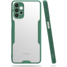 Olinea Galaxy A52 Kılıf Platin Silikon - Yeşil