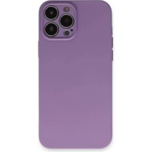 Olinea Iphone 13 Kılıf Nano Içi Kadife Silikon - Koyu Lila