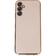 Olinea Galaxy M14 5g Kılıf Volet Silikon - Pembe