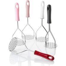 Beyaz Çelik Lüx Patates Ezici