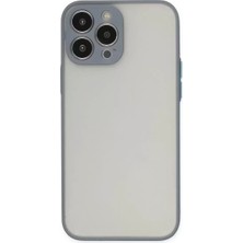 Olinea Iphone 13 Kılıf Montreal Silikon Kapak - Gri