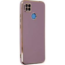 Olinea Redmi 9c Kılıf Volet Silikon - Mor