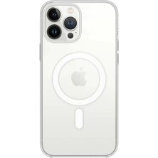 Olinea Iphone 13 Kılıf Magneticsafe Şeffaf Silikon - Şeffaf