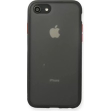 Olinea Iphone 7 Kılıf Montreal Silikon Kapak - Siyah