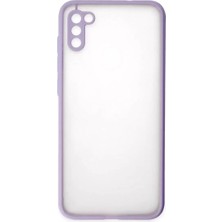 Olinea Galaxy A11 Kılıf Montreal Silikon Kapak - Mor
