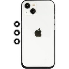 Olinea Iphone 14 Shine Kamera Lens - Gümüş