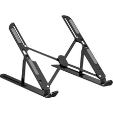 TeknoKapsül Frisby FNC-5145ST Si̇yah Taşinabilir Katlanabilir Aluminyum Notebook Standi