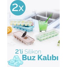 2'li Silikon Buz Kalıbı