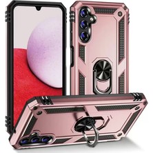 Olinea Galaxy A04S Kılıf Sofya Yüzüklü Silikon Kapak -