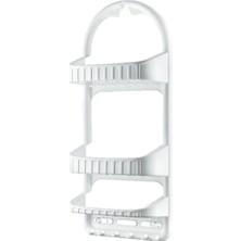 Duşa Asılabilir Şampuanlık Shower Caddy, Plastik 3 Katlı Şampuanlık
